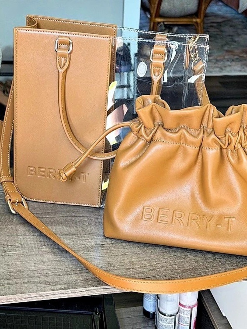 BERRY.T Tote Bag with Drawstring Pouch